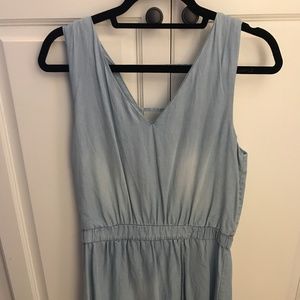 Soft Denim Wrap Dress